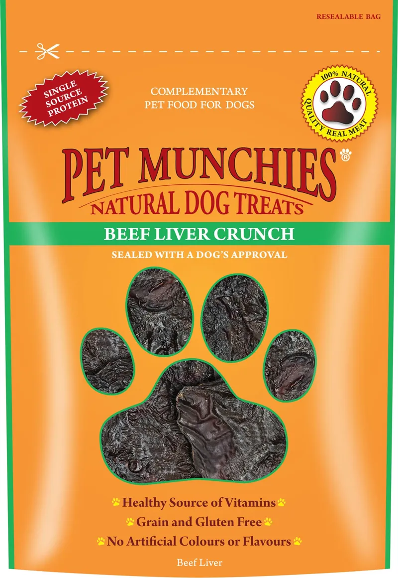 Pet Munchies Beef Liver Crunch - 90g
