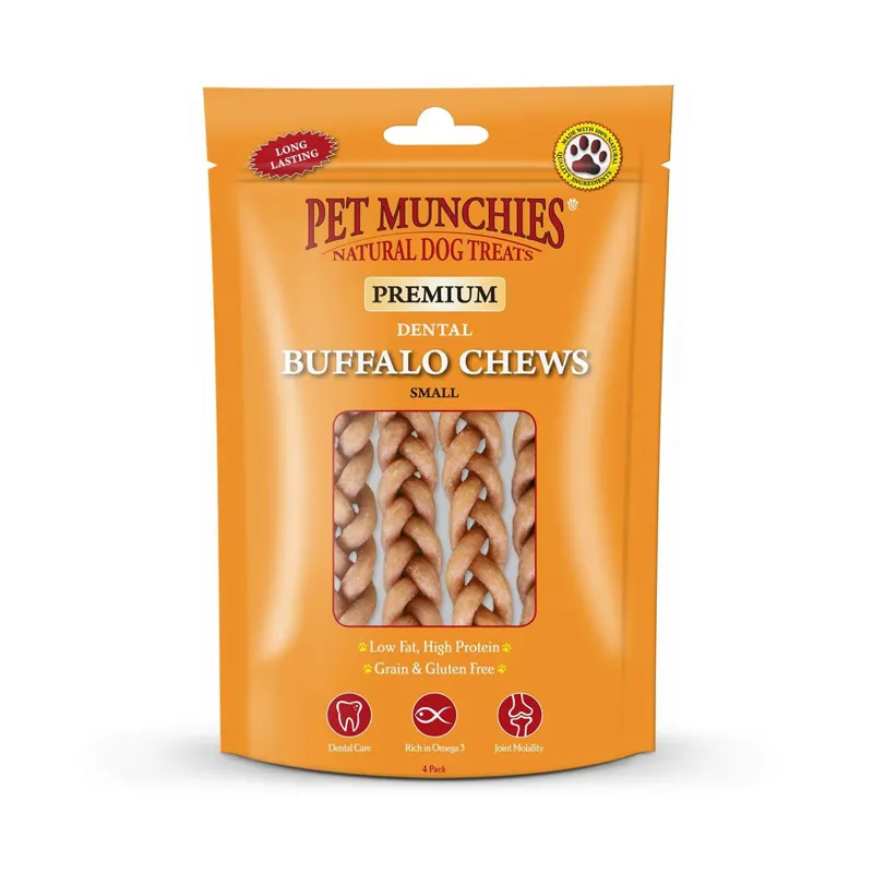 Pet Munchies Buffalo Dental Chew - Small 55g