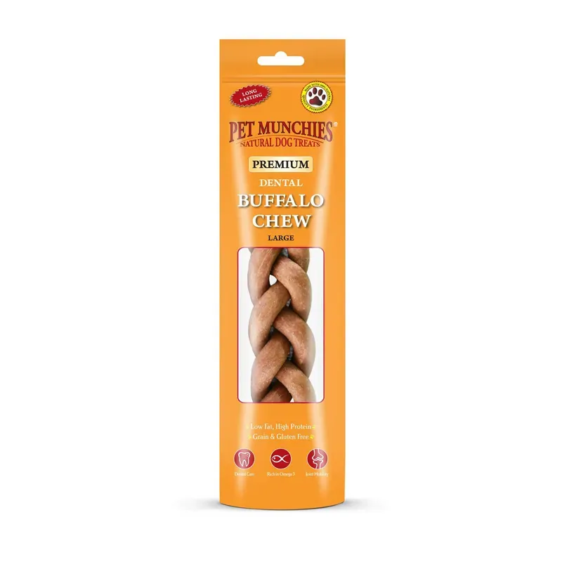 Pet Munchies Buffalo Dental Chew - Small 55g