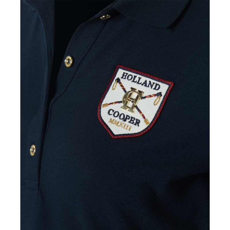 Holland Cooper Classic Polo Shirt - Ink Navy-3