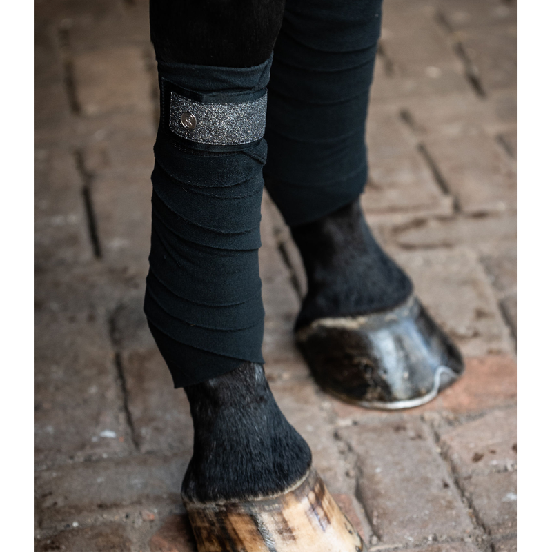 PS of Sweden Stardust Polo Bandages - Black-1