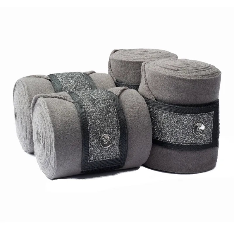 PS of Sweden Stardust Polo Bandages - Gun Metal