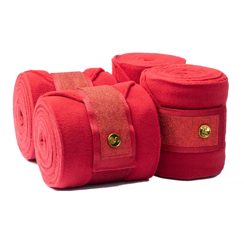 PS of Sweden Stardust Polo Bandages - Dark Red