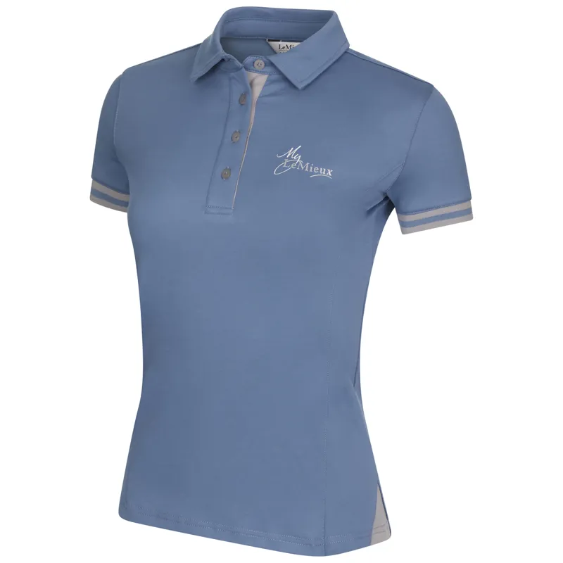 My LeMieux Polo Shirt - Ice Blue-1