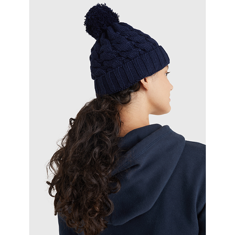 Tommy Hilfiger Pom Pom Beanie - Desert Sky-2