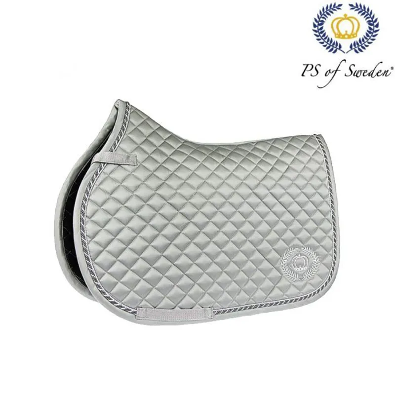 PS of Sweden Pop Jump Saddle Pad - Granite Grey-1