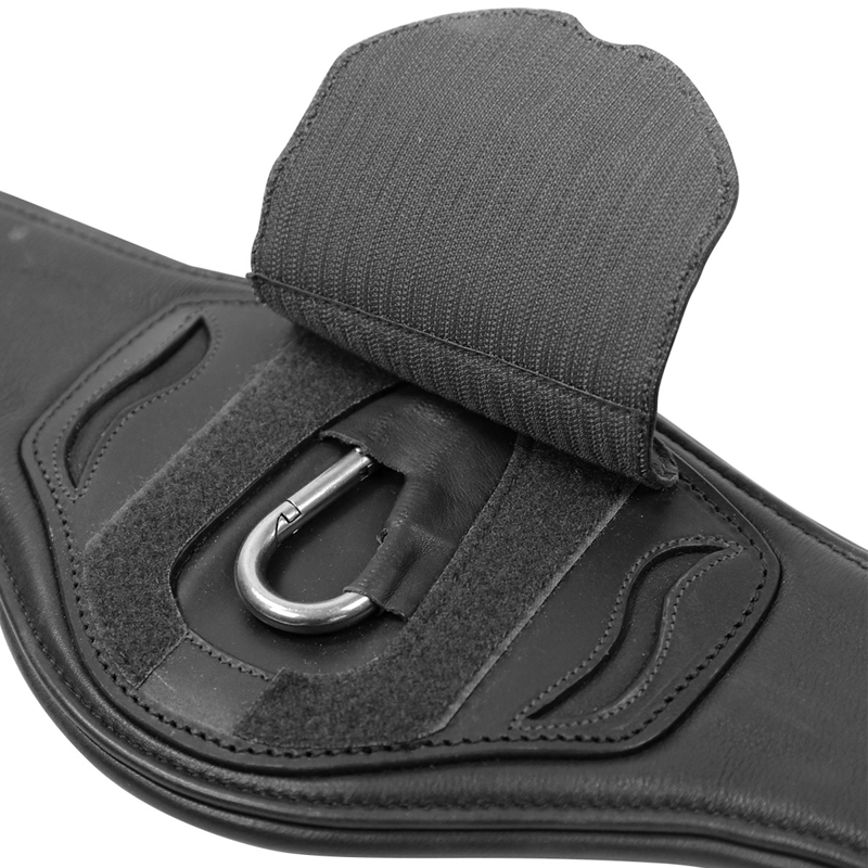 Schockemohle Portland Anatomic Girth - Black/Silver-2
