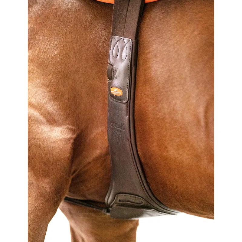 Schockemohle Portland Anatomic Girth - Espresso/Silver-3