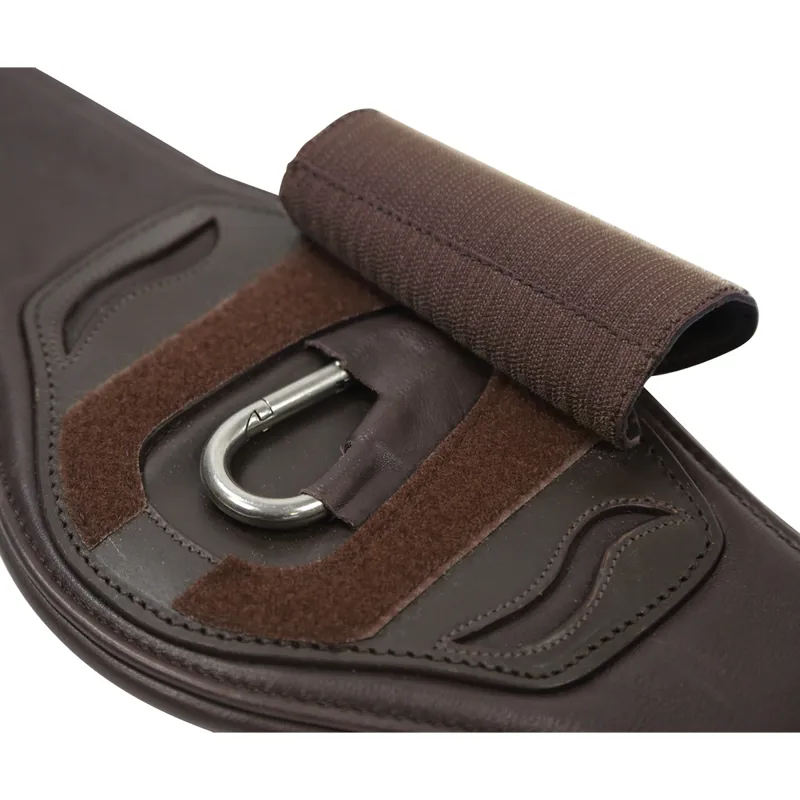 Schockemohle Portland Anatomic Girth - Espresso/Silver-2