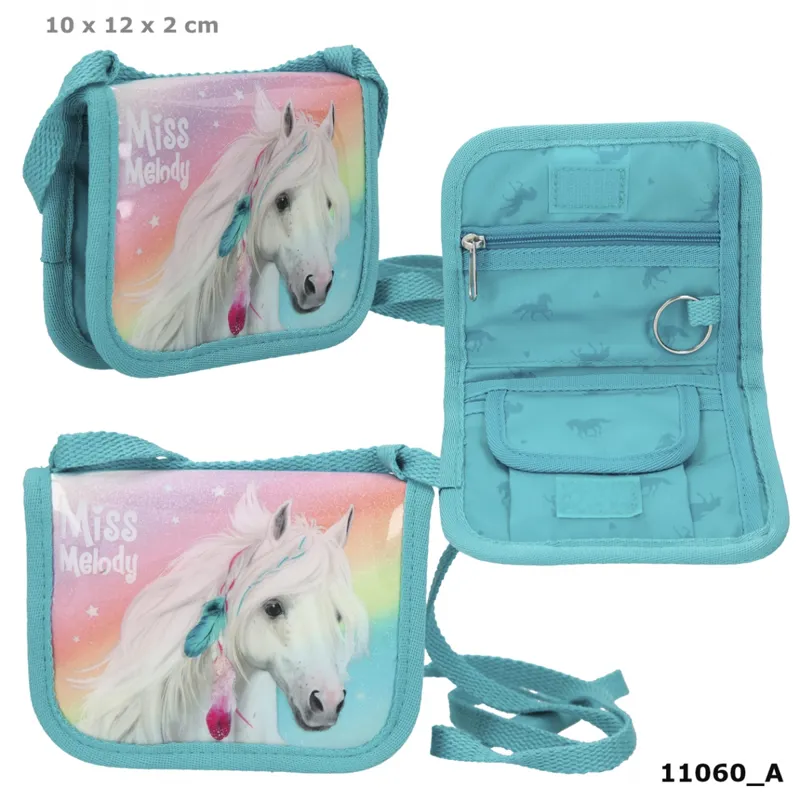 Miss Melody Rainbow Pouch - Turquoise