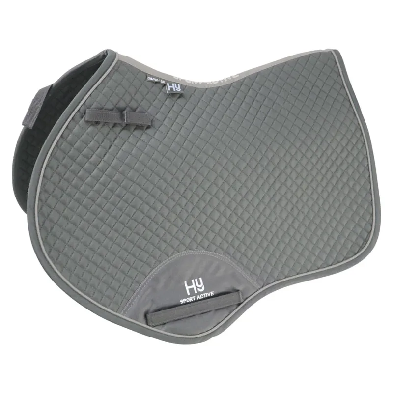 Hy Sport Active Close Contact Saddle Pad - Pencil Point Grey