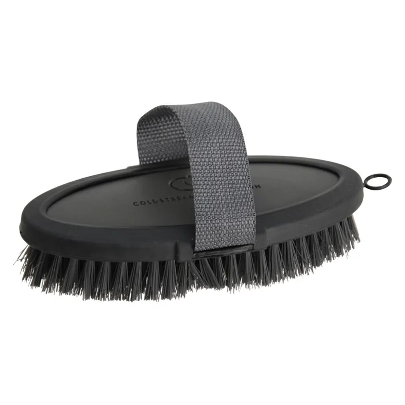 Coldstream Faux Leather Body Brush in Charcoal/Black