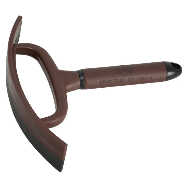 Coldstream Faux Leather Sweat Scraper in Brown/Black