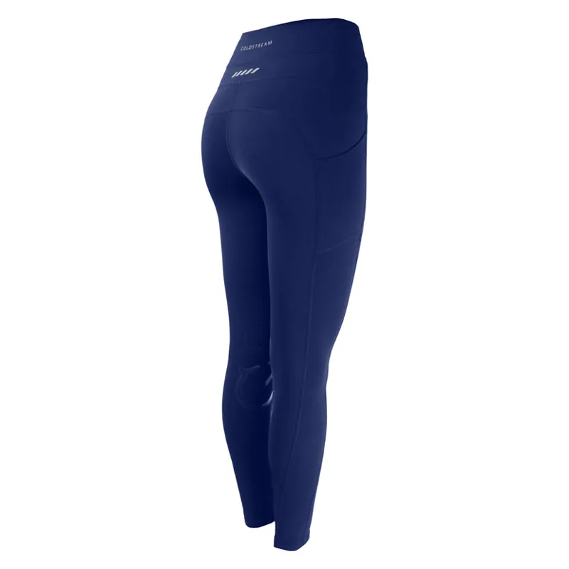 Coldstream HIIT Riding Skins in Navy/Raspberry Sorbet-1