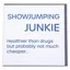 Gubblecote Foiled Greetings Card - Showjumping Junkie