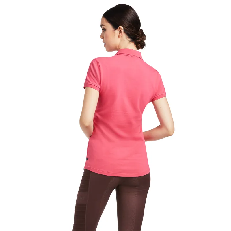 Ariat Womens Prix 2.0 SS Polo - Party Punch-1