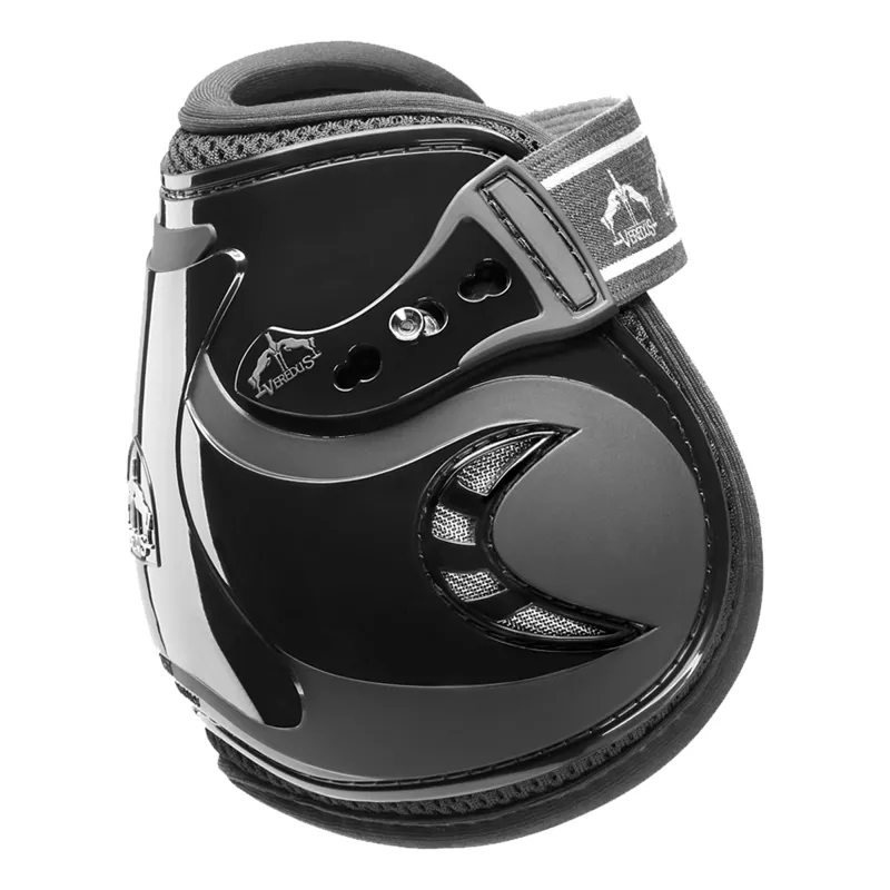 Veredus Pro Jump Short Vento Elastic Fetlock Boots - Black-1