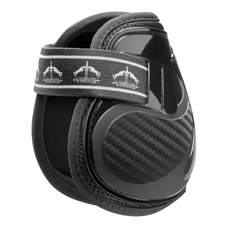 Veredus Pro Jump Short Vento Elastic Fetlock Boots - Black-2