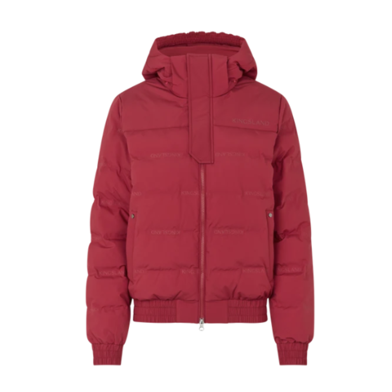 Kingsland KL Arianna Ladies Padded Bomber Jacket - Garnet