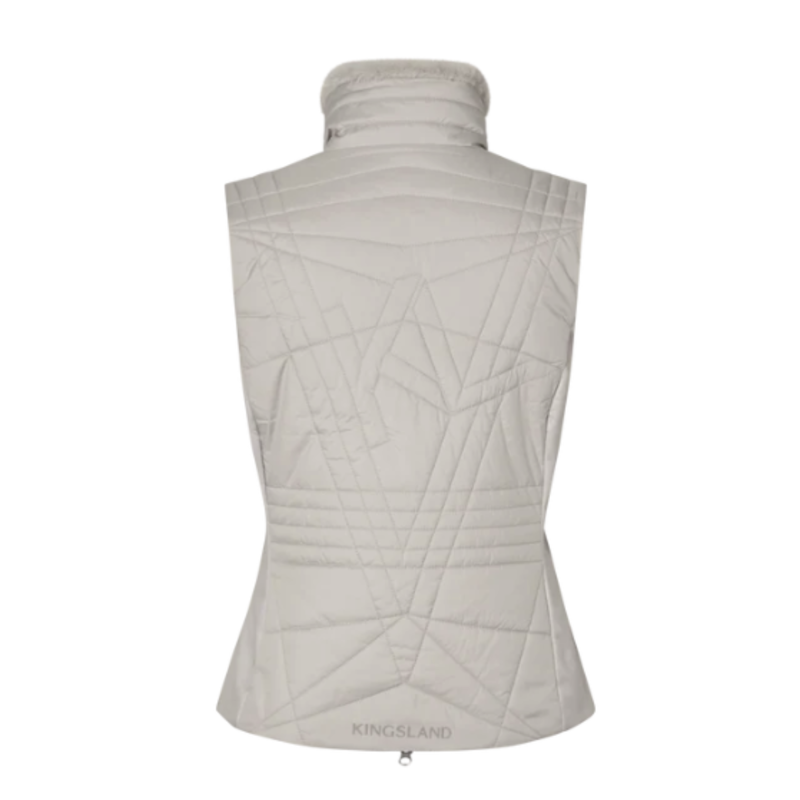 Kingsland KL Alba Ladies Padded Bodywarmer - Beige Dove-1