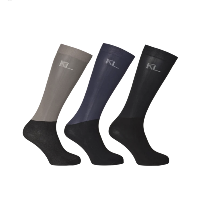 Kingsland KL Agnes Show Socks 3-Pack - Assorted Colours