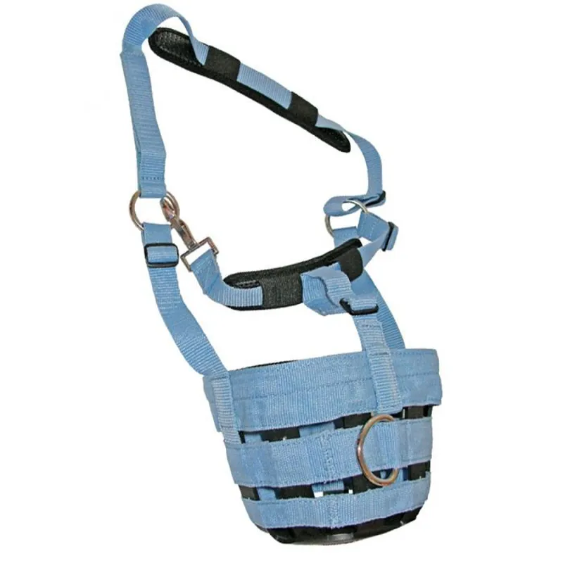 JHL Comfort Grazing Muzzle - Baby Blue