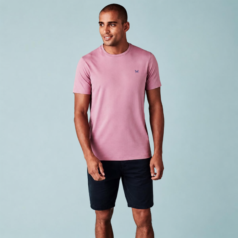 Crew Clothing Mens Crew Classic Tee - Dusty Lavender