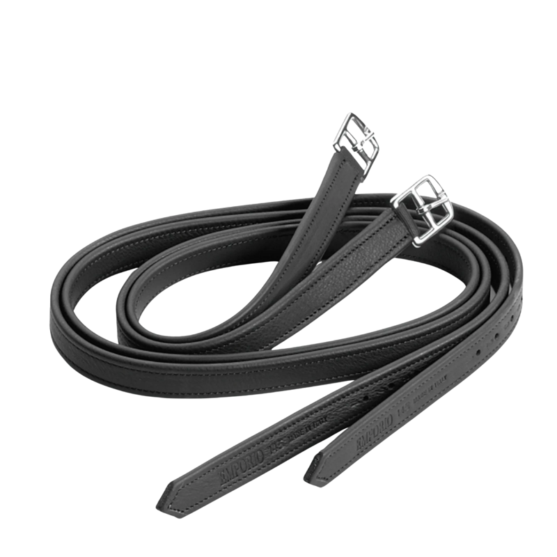Equipe Emporio Stirrup Leathers - Black