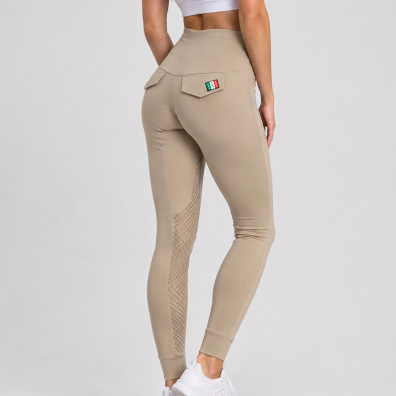 For Horses Junie Grip Breeches - Beige-1