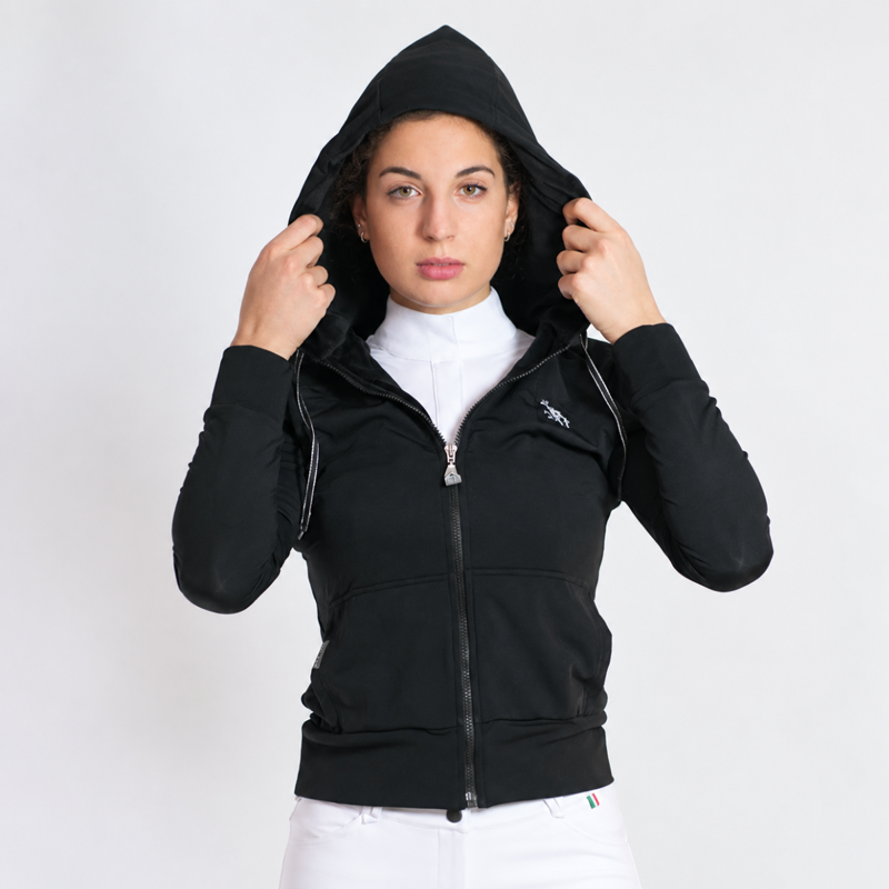 For Horses Maggy Ladies Hoodie - Black-1