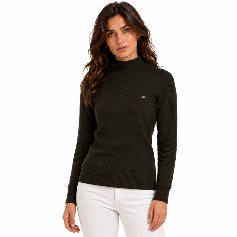 Horseware AA Bologna Ladies Sweater - Coffee Bean