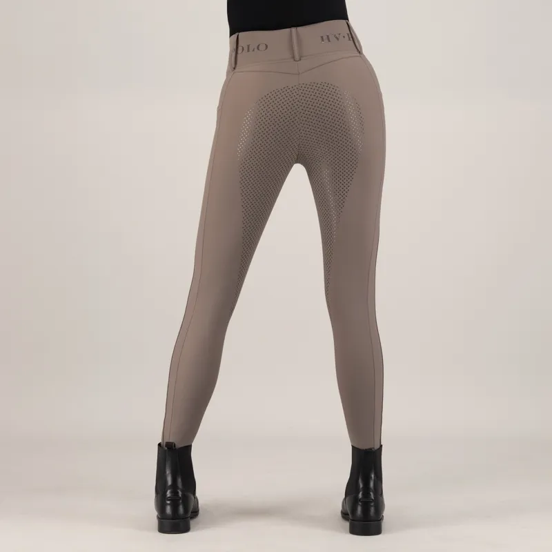HV Polo Ladies Favourite Full Grip Riding Tights - Cloud-2