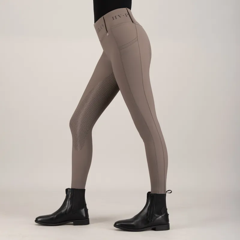 HV Polo Ladies Favourite Full Grip Riding Tights - Cloud-1