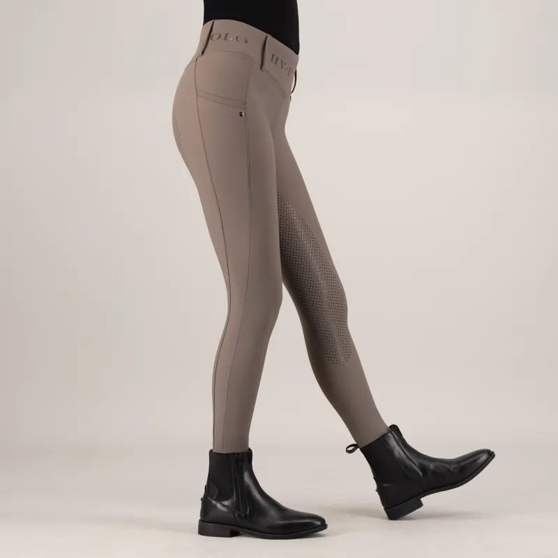 HV Polo Ladies Favourite Full Grip Riding Tights - Cloud-4