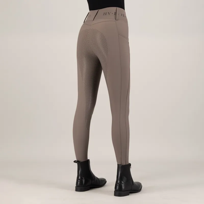 HV Polo Ladies Favourite Full Grip Riding Tights - Cloud-3