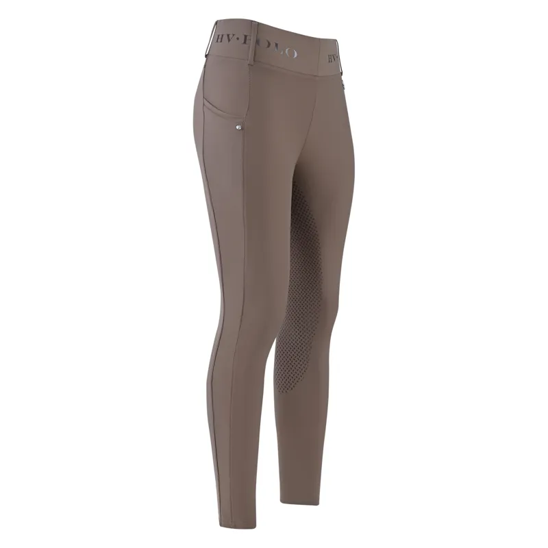 HV Polo Ladies Favourite Full Grip Riding Tights - Peacan