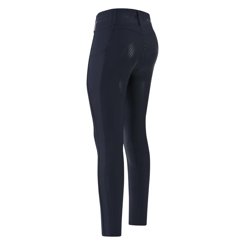 HV Polo Ladies Favourite Full Grip Riding Tights - Black-1
