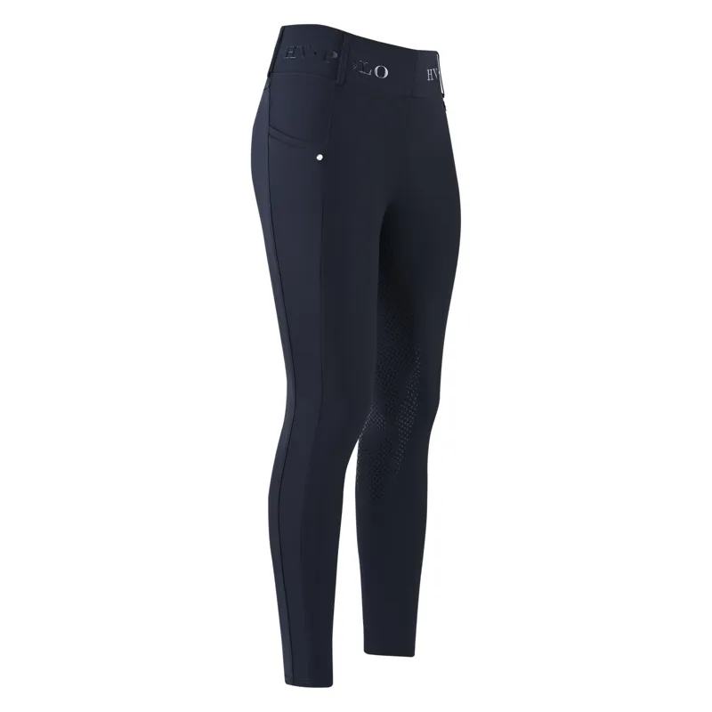 HV Polo Ladies Favourite Full Grip Riding Tights - Black