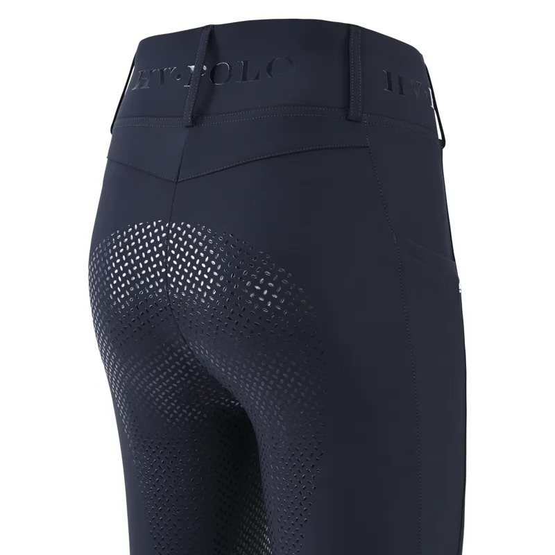 HV Polo Ladies Favourite Full Grip Riding Tights - Black-2