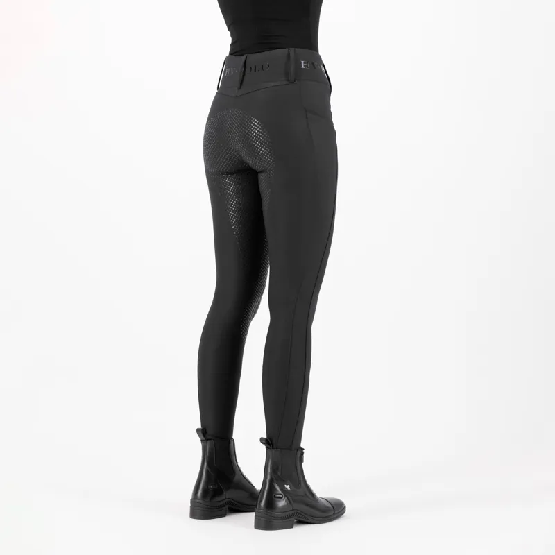 HV Polo Ladies Favourite Full Grip Riding Tights - Black-6