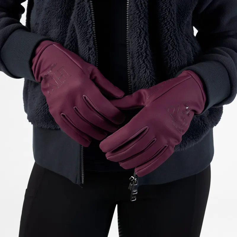 HV Polo Winter Gloves - Wine-1