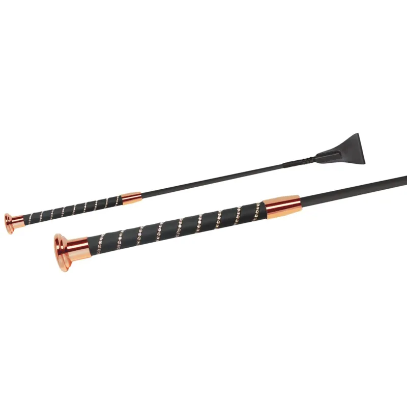 Fleck Silk Touch Crystal Whip - Rose Gold