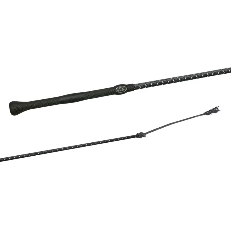 Fleck Evo Flex Piaffe Whip 150cm - Black