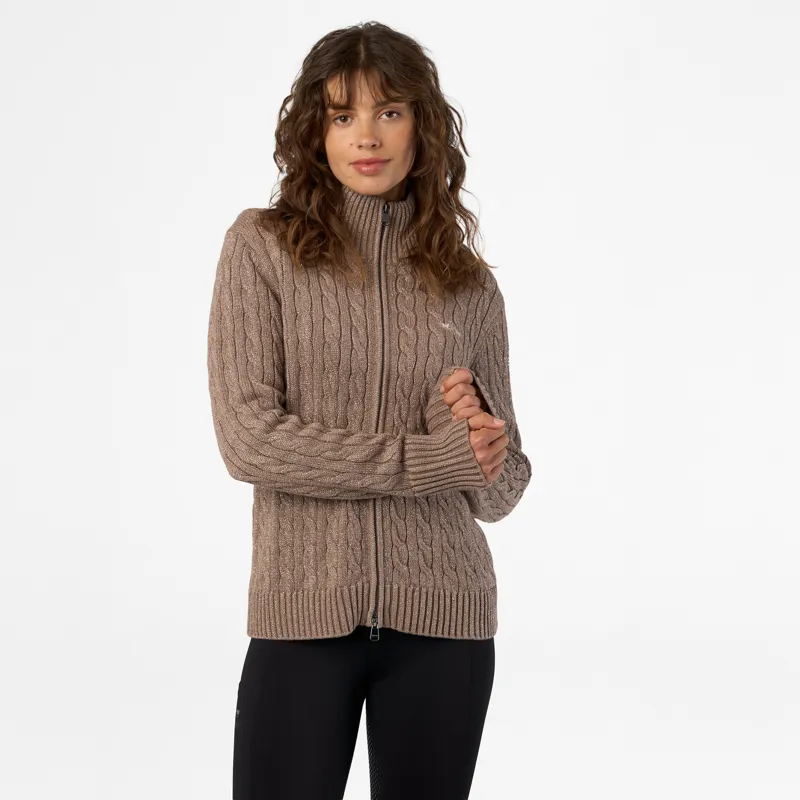HV Polo Ladies Jade Cardigan - Peacan-1