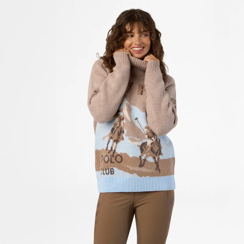 HV Polo Ladies Harper Pullover - Natural-1