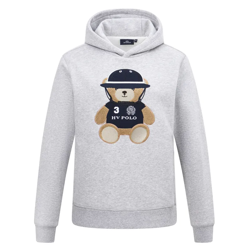 HV Polo Ladies Teddy Hoodie - Grey Heather