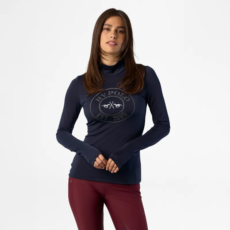 HV Polo Ladies Odette Top - Navy-1