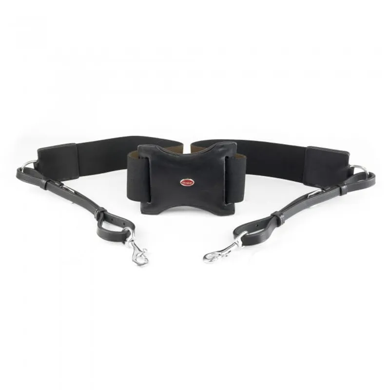 John Whitaker Ready to Ride Elastic Chest Strap - Black