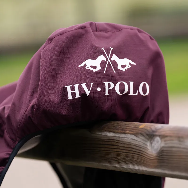 HV Polo Dressage Saddle Cover - Wine-1