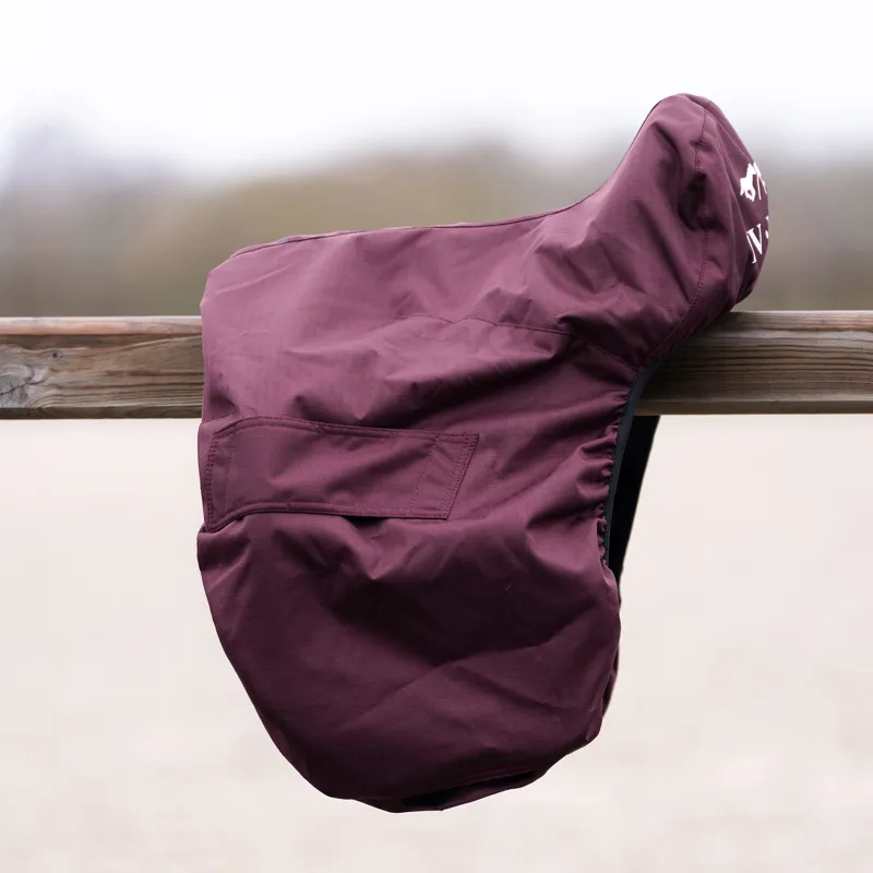 HV Polo Dressage Saddle Cover - Wine